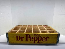 Vintage 1960's original wooden Dr. Pepper crate picture