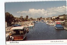 Postcard Balboa Bay Newport Beach California USA picture