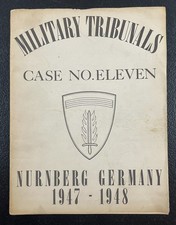 WWII Nuremberg Military Tribunals Program Case 11 picture