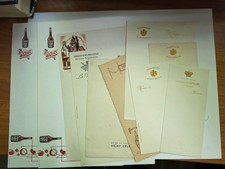 Vintage French menus/lot of 10, Excellent condition picture