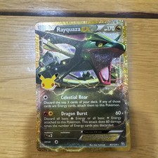 Rayquaza EX 85/124 30th Anniversary Stamp Pokémon TCG 2026 Holo Rare picture