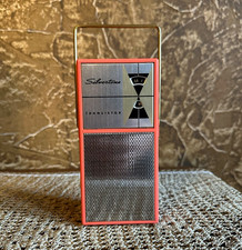 Vintage 1959 Silvertone 212 Coral 6 Transistor AM Radio Working Needs Repair picture