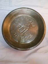 VTG New England Table Talk Flaky Crust Pie Tin 5¢ Deposit & 10¢ Vented 9 1/2