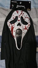 SPIRIT Halloween Bloody Ghostface Adult Size Mask NEW picture