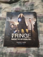 HTF Fringe Trading Cards Seasons 1&2 Binder with Complete 72 Card Base Set Plus picture