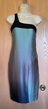 Narciso Rodriguez Italy Size S 4/40 Ombre Silk One Shoulder Cocktail Dress picture