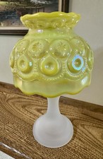VERY RARE Weishar Carnival Dandelion 2 Piece Moon & Stars Fairy Lamp - Perfect picture