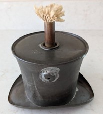 RARE 1888 Harrison Presidential Campaign Parade Tin Top Hat Lantern Torchlight picture