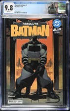 CGC 9.8 Absolute Batman #1 1st PRINT Cover A wtih Custom Label picture