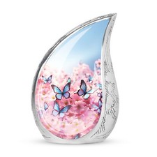 Butterfly Small Urns For Human Ashes Keepsake - Cremation Urn - Funeral Urn picture