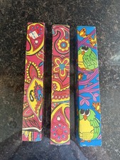 Vintage Long Matchsticks 3 Packs In Colorful Boxes Made In Taiwan And Korea picture