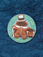 Disney DLR Season's Eatings 2017 - Gingerbread Hatbox Ghost Pin - LE 3000 picture