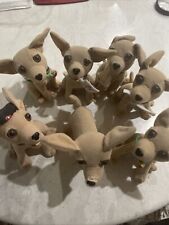 Vintage Lot Of (7) Yo Quiero Taco Bell Plush Chihuahua Dog Animal Toys picture