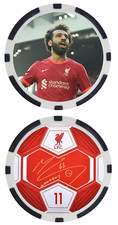 MOHAMED SALAH - FOOTBALL STAR - POKER CHIP - ***SIGNED/AUTO*** picture
