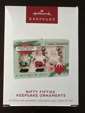 HALLMARK 2024 NIFTY FIFTIES ORNAMENT picture