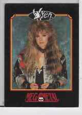 1991 MEGA METAL Rock Trading Card 145 Vixen NEW UNCIRCULATED CARD Jan Kuehnemund picture