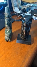 Vintage Carved Figures - Set of 2 picture