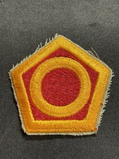 WW2 US Army 50th Infantry Ghost/Phantom Division Cut-Edge Patch #071726-4 picture