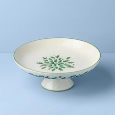 LENOX HOLIDAY PEDESTAL SERVER 899165.NEW IN BOX picture