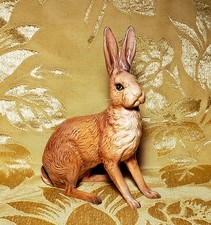 RARE VINTAGE BESWICK ENGLAND SEATED HARE 1025-HAND NUMBERED VARIANT A.GREDINGTON picture