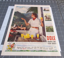 1939 Dole Pineapple Juice from Hawaii HI-HO Hawaii Vintage Print Ad picture