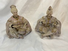 ARDALT  porcelain bisque male & female bisque entertainer nodders.1930s. Japan picture
