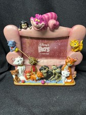 Disney Pets 4x6 3-D Picture Frame Cats Cheshire cat Spinner Disney World picture