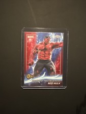 Red Hulk Red Refractor 2/5 2025 Topps Chrome Marvel Studios 171 picture