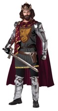 California Costumes Men's King Arthur Costume Silver X-Large US picture
