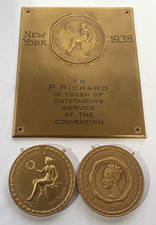 Vintage 1935 New York State Hairdressers & Cosmetologists Convention Awards picture