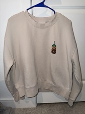 Starbucks Bearista Bear Crewneck Pullover Sweatshirt In Bone - LRG picture
