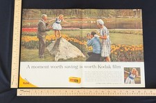 Vintage 1963 Kodak Kodak Film Color Print Ad Double Page Original Advertisement picture