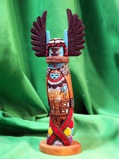 Hopi Kachina Doll - The Crow Motherr by Elwin Namoki - Gorgeous picture