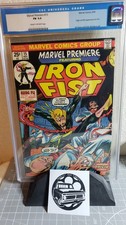 1974 MARVEL COMICS MARVEL PREMIERE 15 CGC 6.0 1ST APPEARANCE OF IRON FIST 🔑  picture