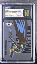2025 Skybox Metal Universe Batman Dark Matter Batgirl #DM-25 CGC Pristine 10 picture