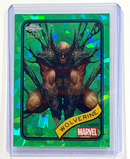 Topps 2025 Topps Chrome Marvel Wolverine Green #103 Serial #93/99 picture