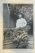1910 Vintage Magazine Illustration President Theodore Roosevelt picture