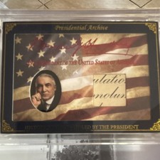 Warren G. Harding Historic Relic Card 29th US President 1921-23 Politics picture