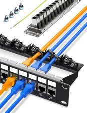 24 Port Patch Panel Cat6A Keystone Patch Panel (EC Listed) RJ45 Patch Panel N... picture