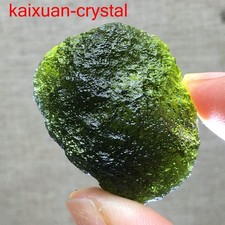 123Ct Moldavite Genuine Raw Moldavite Crystal from Czech Republic PICcertificate picture