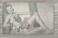 1940's Earl Carroll's Vanities Beautiful Women Pinup Card-9602 picture