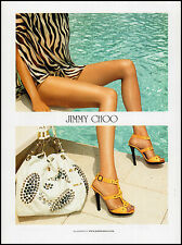2008 Woman sexy tan legs Jimmy Choo designer shoes retro photo print ad ads12 picture