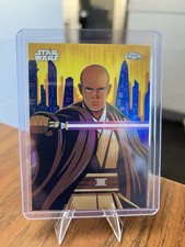 2026 Topps Chrome Star Wars Mace Windu Kyber Light #KL-25 Case Hit SSP picture