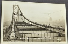 RPPC ~ construction of San Francisco–Oakland Bay Bridge ROADBED FRAMING picture