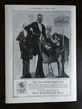 Vintage 1917 Hart Schaffner & Marx Men's Clothing Full Page Original Ad 222 picture