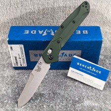 Benchmade Osborne 940 Green Aluminum CPM-S30V BLADE 3.4'' Folding Knife picture