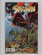 SPAWN #5 VG/FN 5.0 GERMAN VARIANT INFINITY VERTLAG IMAGE COMICS RARE HTF SCARCE picture