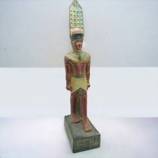 Ancient Egyptian Amun Ra God Unique Statue Antique Pharaonic Mythology BC picture