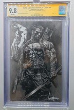 PUNISHER SHADOWS OF CASTLE CGC SS 9.8 REMARK AND SIGNED BY ARTIST VICTOR GARDUNO picture