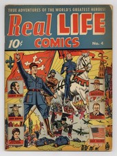 Real Life Comics Picture Magazine #4 VG 4.0 1942 picture